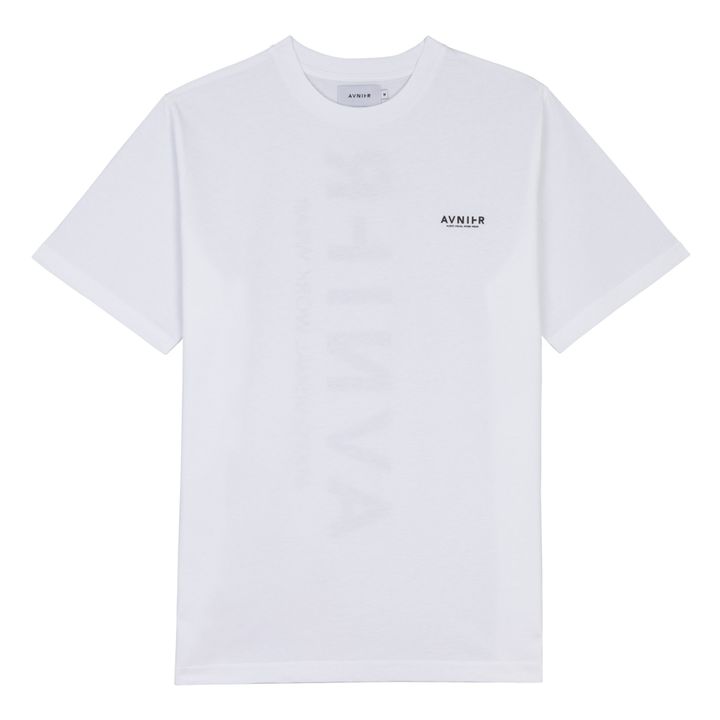 Vertical Organic Cotton T-shirt | Blanco- Imagen del producto n°4