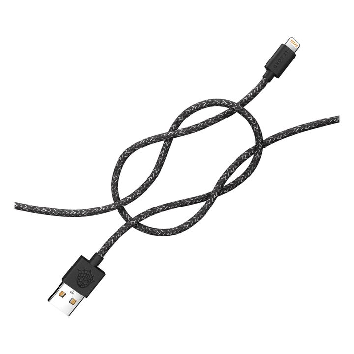 Recycled Fishing Net Charging Cable - 2 m | Negro- Imagen del producto n°0