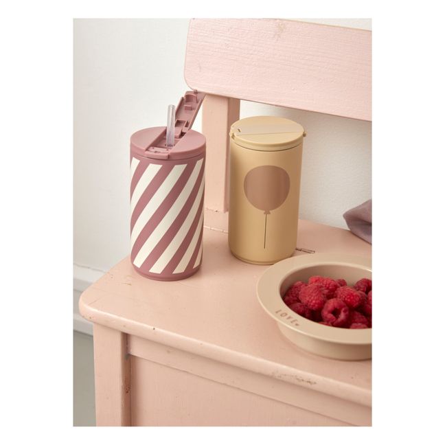 Water Bottle with Straw | Pink