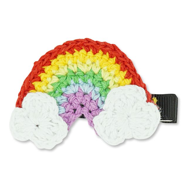 Rainbow Crochet Hair Clip | Bianco