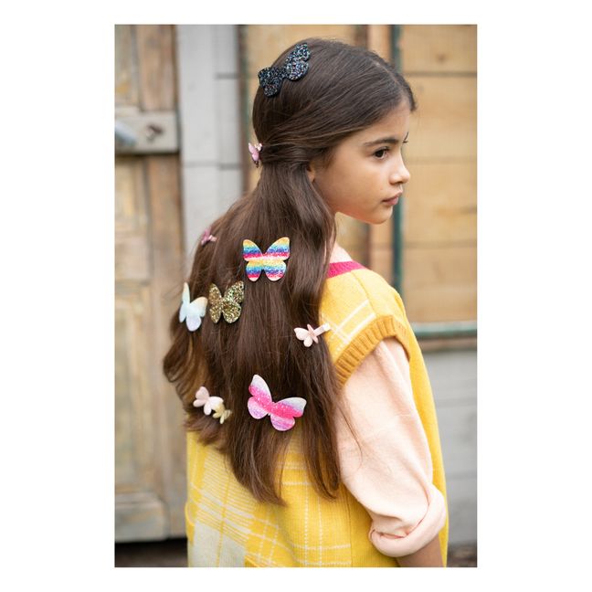 Shiny Butterfly Hair Clip Dorato