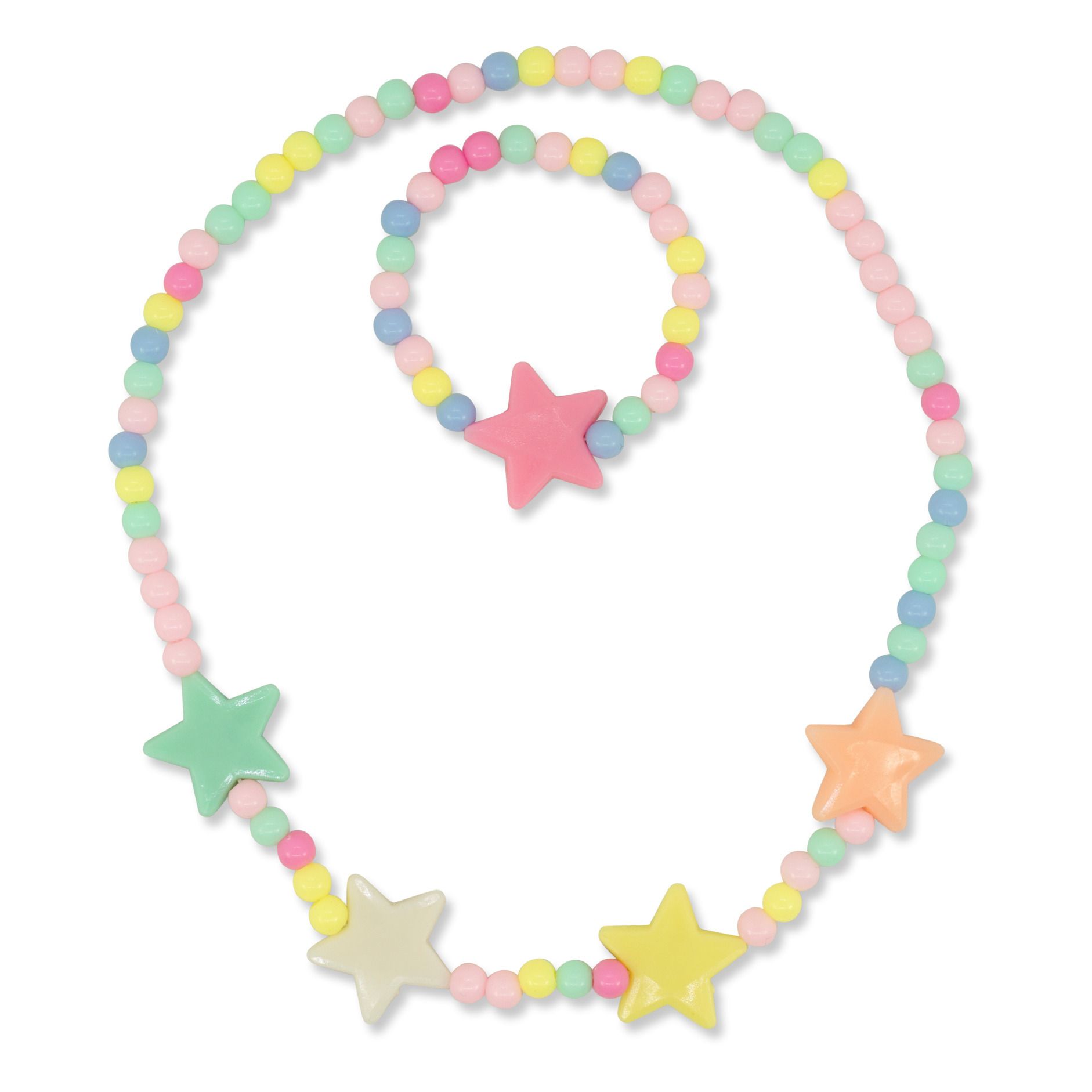 Star Necklace and Bracelet Set | Rosa- Imagen del producto n°0