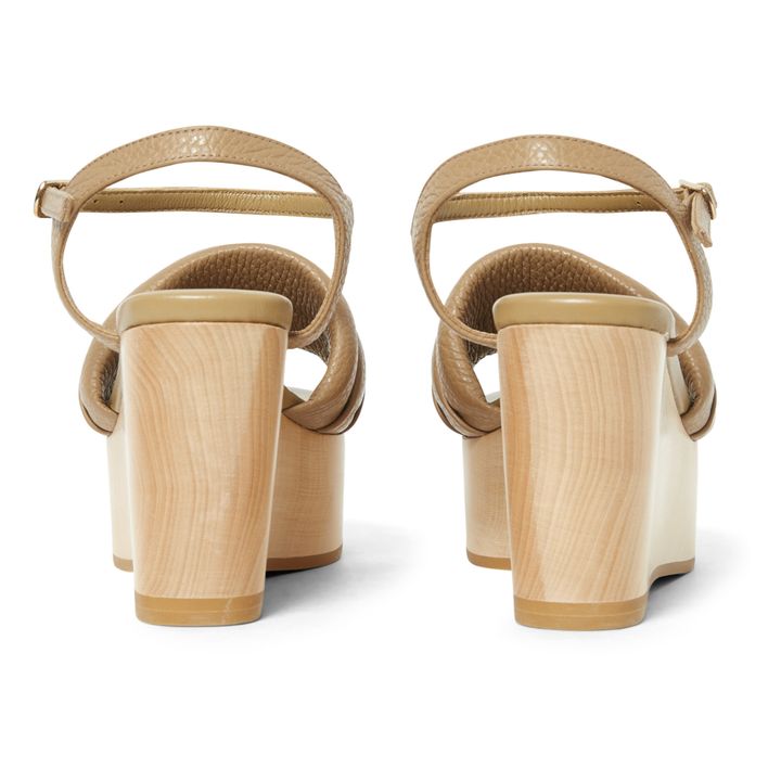Wedge Sandals | Camel- Imagen del producto n°4