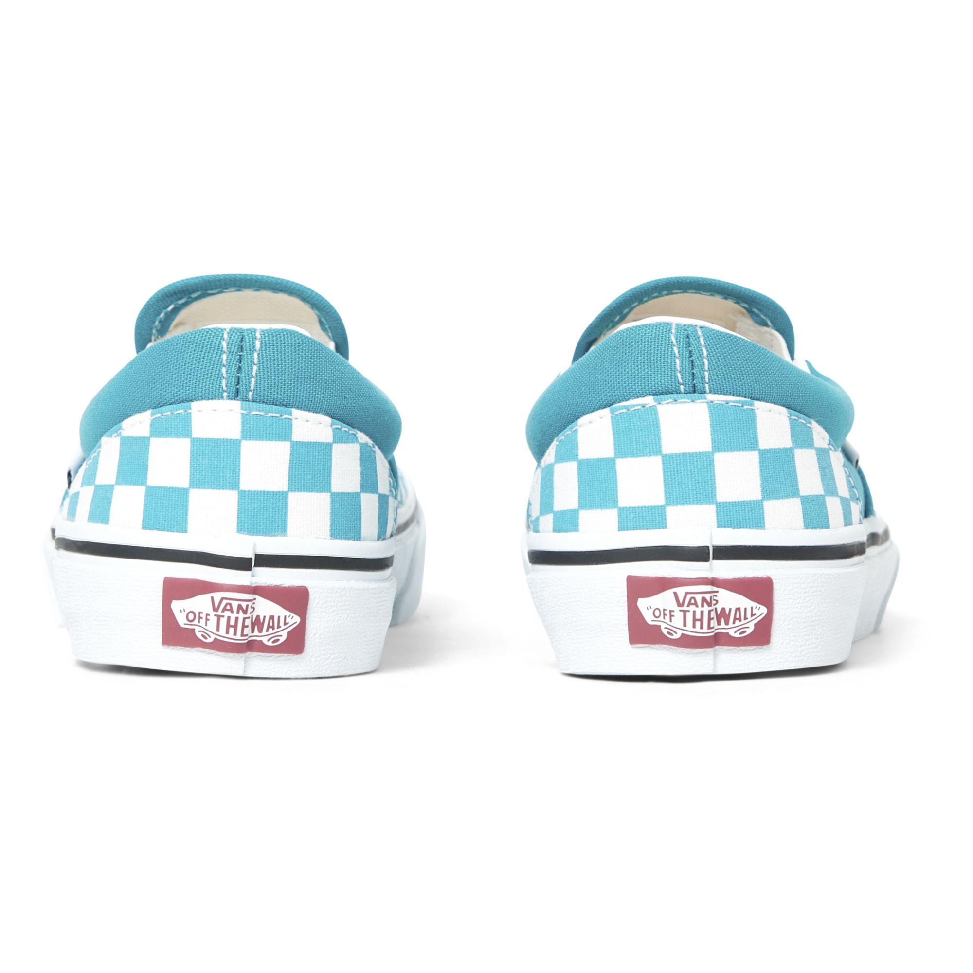 Vans slip on on sale aqua