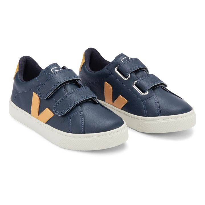 Esplar Leather Velcro Sneakers Azul- Imagen del producto n°1