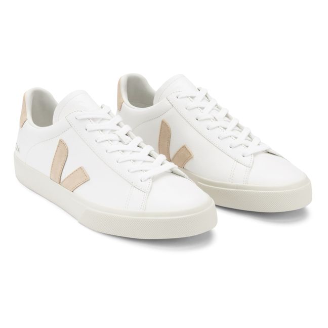 Campo Chrome Free Leather Sneakers Beige