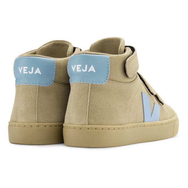 Esplar Suede Mid-Top Velcro Sneakers | Sabbia