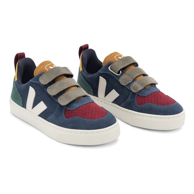 V-10 Suede Velcro Sneakers Navy blue