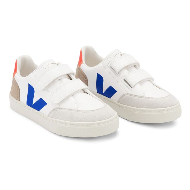 V-12 Leather Velcro Sneakers | Blue