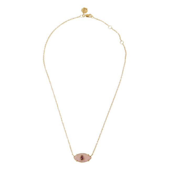 Ayin Opal Necklace Pink
