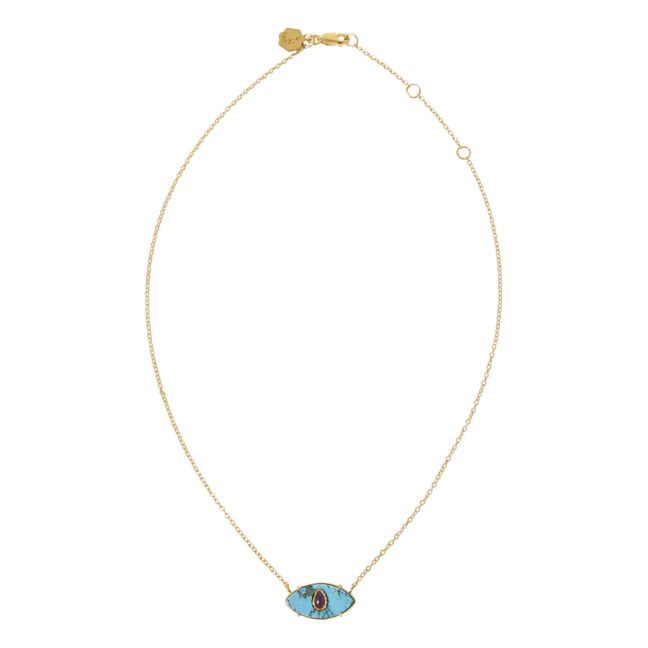 Ayin Turquoise Necklace Blu