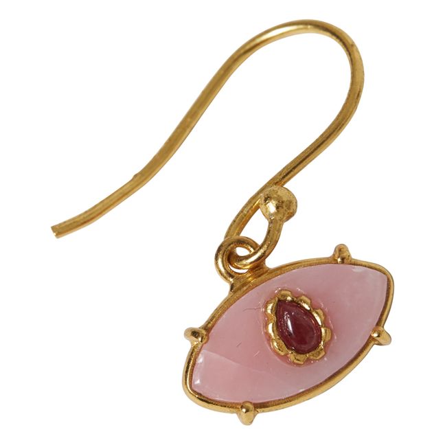 Ayin Pink Opal Earring | Rosa