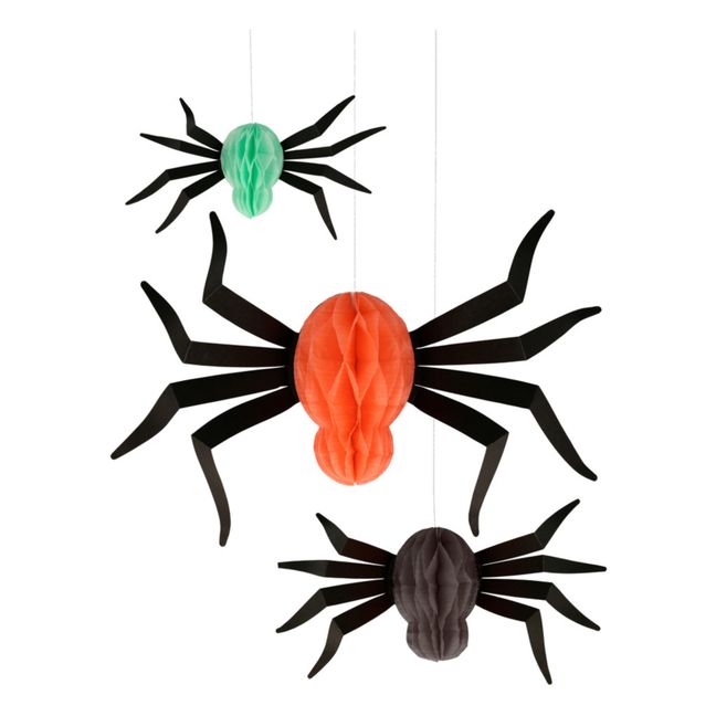 Hanging Spider Decorations - Set of  12