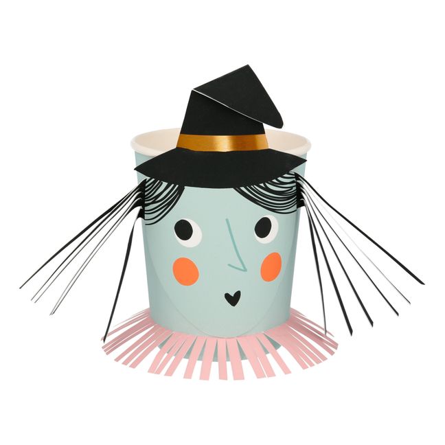 Gobelets en carton Halloween Vintage - Set de 8