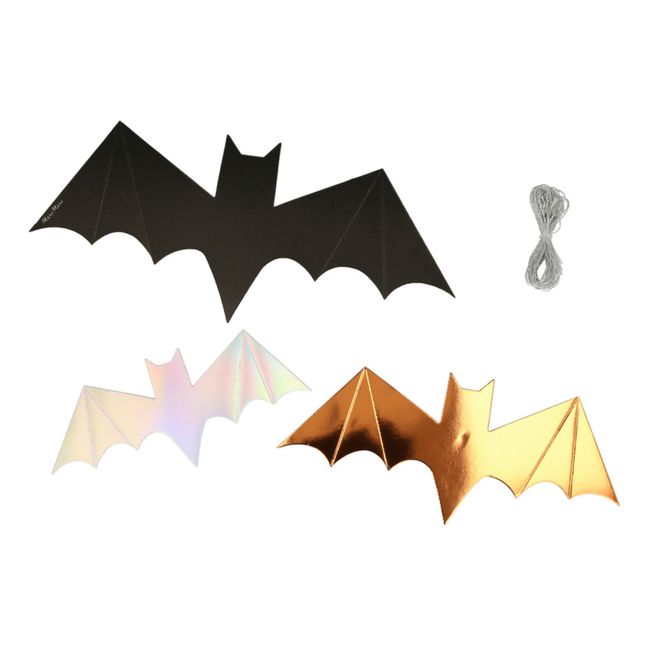 Chauve-souris à suspendre en papier - Set de 8