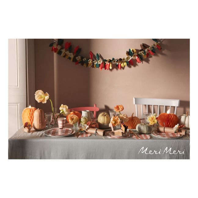 Décoration Citrouilles en papier - Set de 10