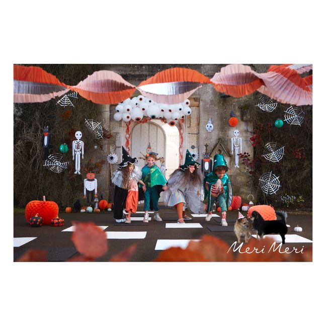 Décoration Citrouilles en papier - Set de 10