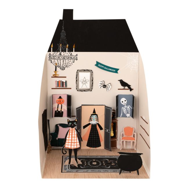Paper Halloween House to Decorate