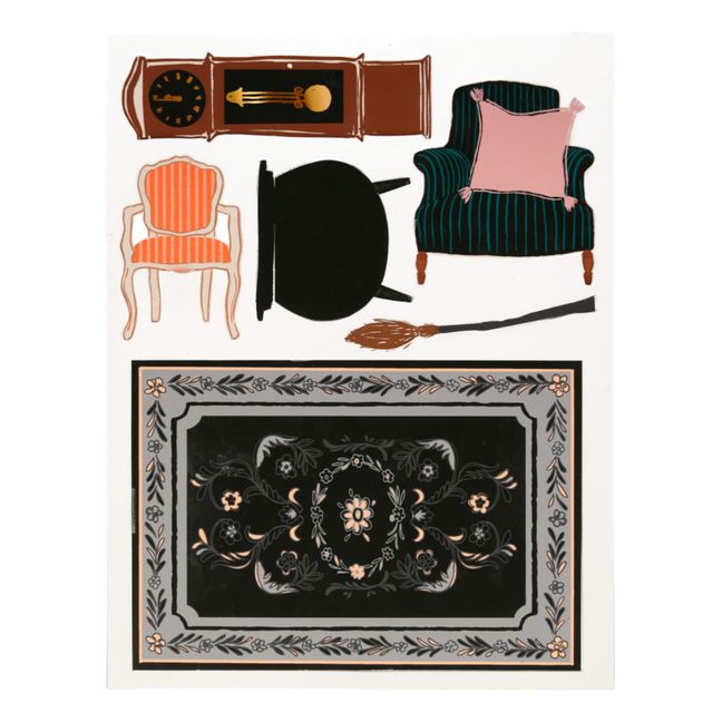 Maison Halloween en papier à décorer