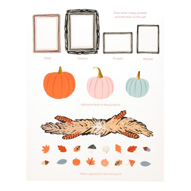 Maison Halloween en papier à décorer