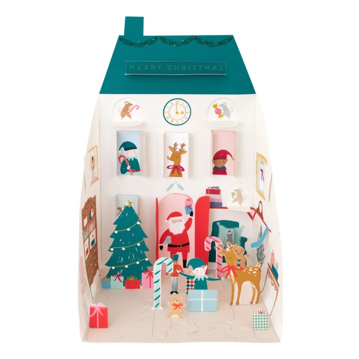 Papier-Adventskalender Das Haus des Weihnachtsmanns- Produktbild Nr. 0