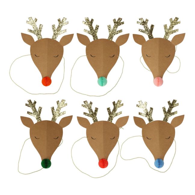 Gorros de Navidad festivos - Juego de 6