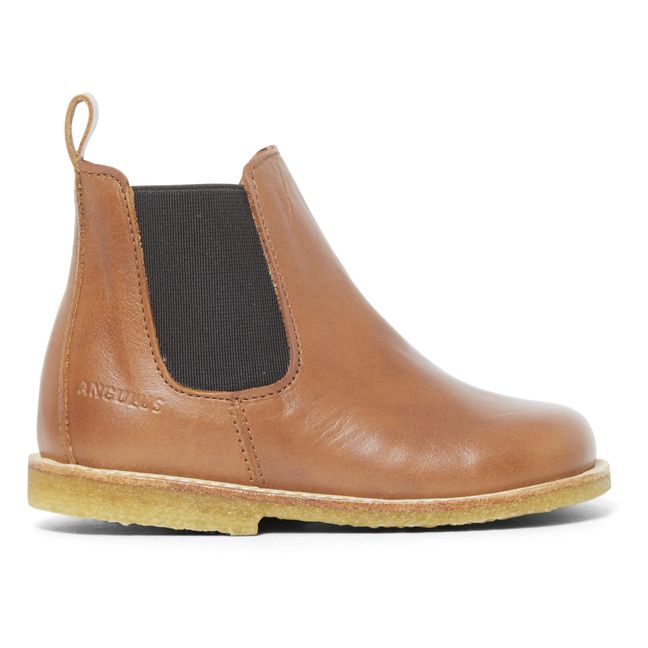 Chelsea Boots Zippées | Cognac