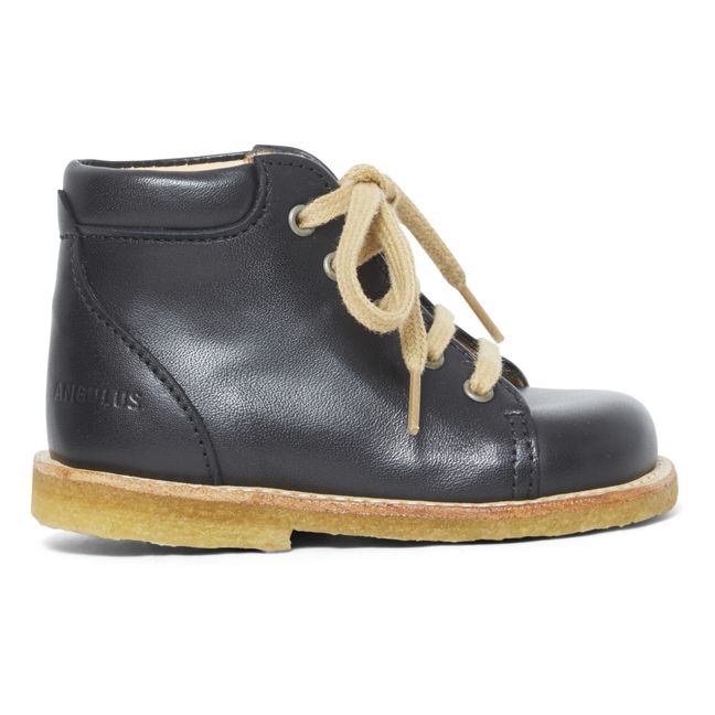 Schnürstiefeletten | Schwarz