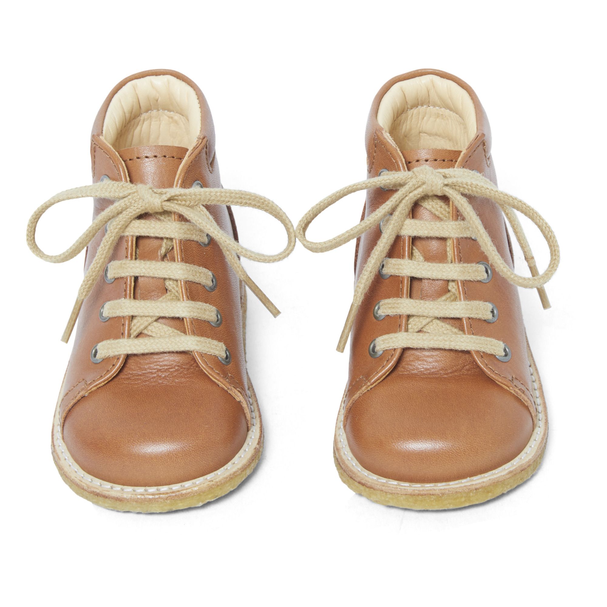 cognac sneaker booties