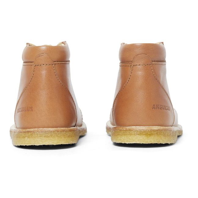 Lace-up Boots | Cognac