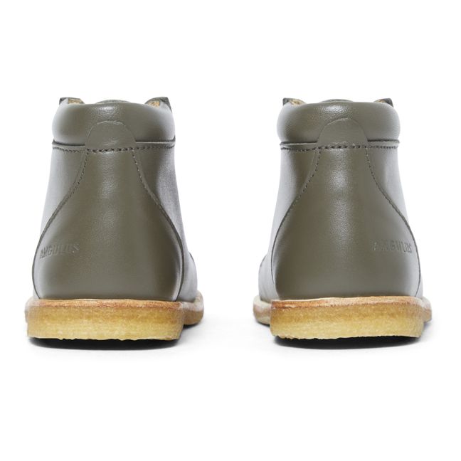 Lace-up Boots | Olive green