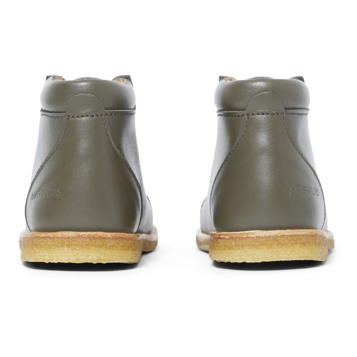 Lace-up Boots | Olive green- Product image n°4