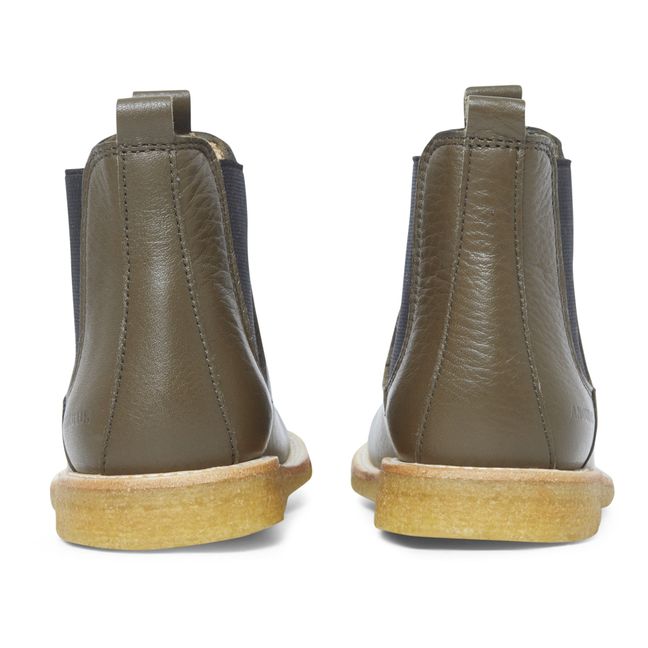 Classic Chelsea Boots Olive green