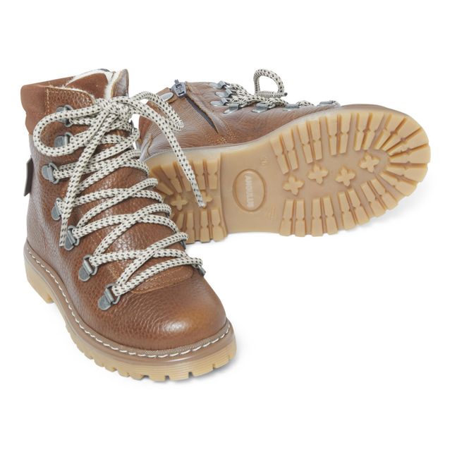 Boots Tex Lacets | Cognac