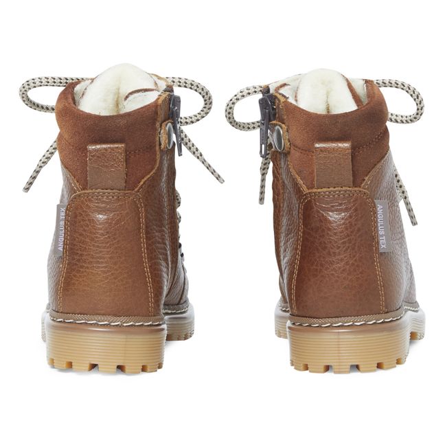 Boots Tex Lacets | Cognac