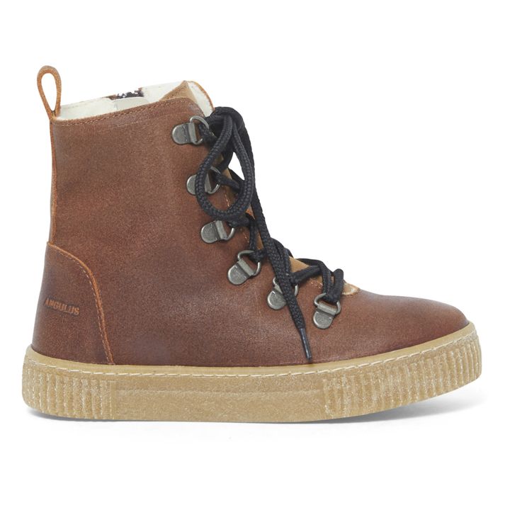 Lace-Up Boots Cognac-Farbe- Produktbild Nr. 0