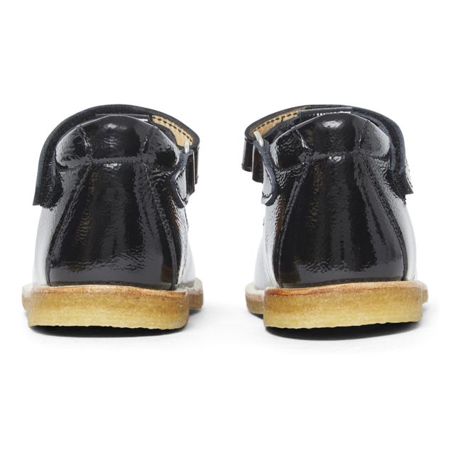 Merceditas Mary Janes de charol | Negro
