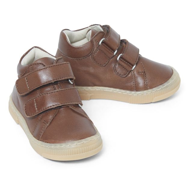 Velcro Sneakers | Brown
