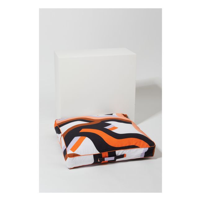 Baignade Floor Cushion | Orange