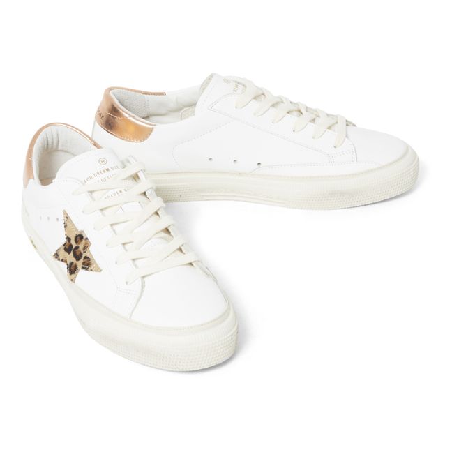 May Leopard-Print Sneakers Camel