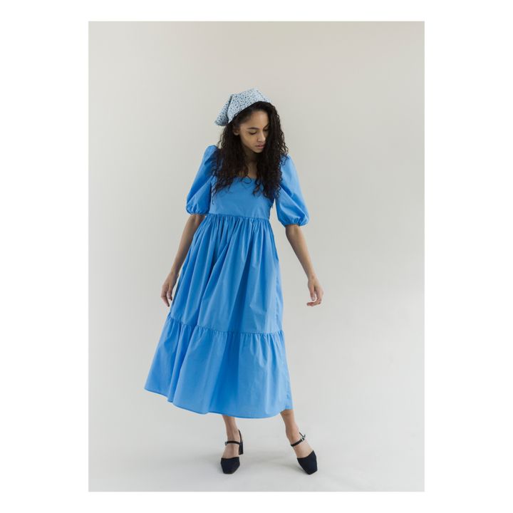 A Bronze Age - Serenity Poplin Dress - Blue | Smallable