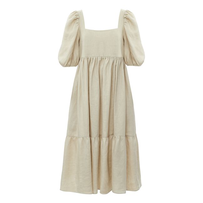 Serenity Linen Dress | Beige