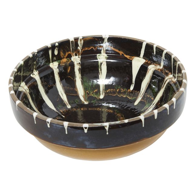 Ceramic Salad Bowl | Brown