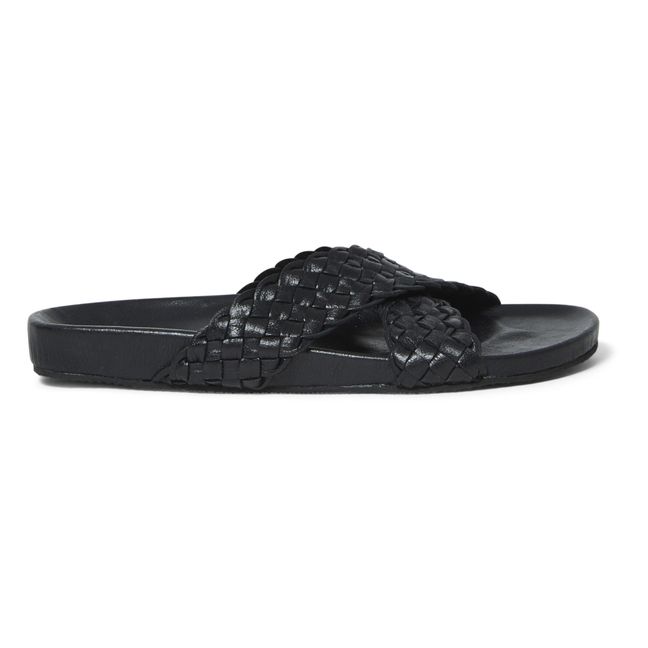 Stockholm Braided Sandals - Women’s Collection corn | Black