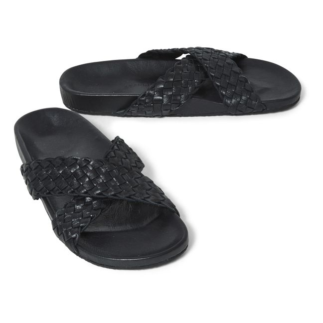 Stockholm Braided Sandals - Women’s Collection corn | Black