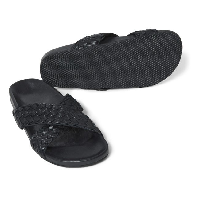 Stockholm Braided Sandals - Women’s Collection corn | Black