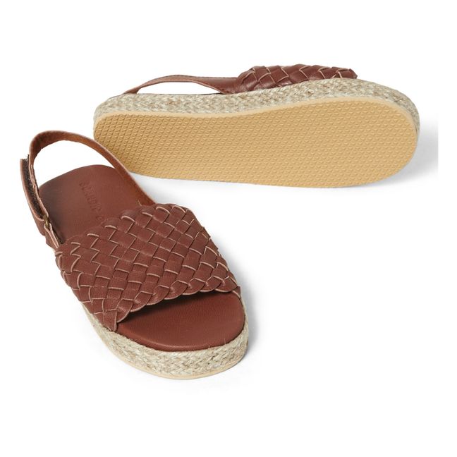 Braided Espadrille Sandals | Braun