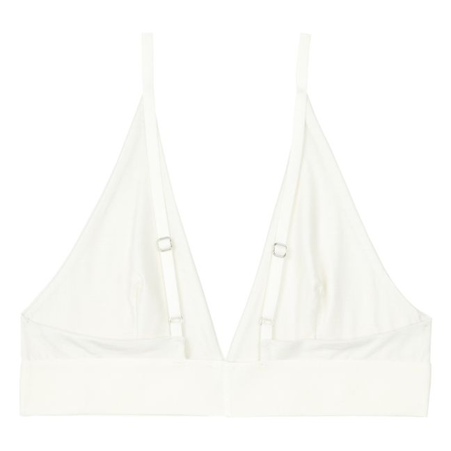 Soutien-Gorge Triangle Bamboo Lyocell | Ivoire