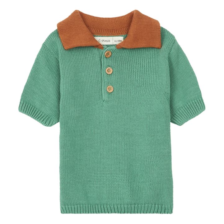 Knit Polo Shirt Seidenfarben- Produktbild Nr. 0