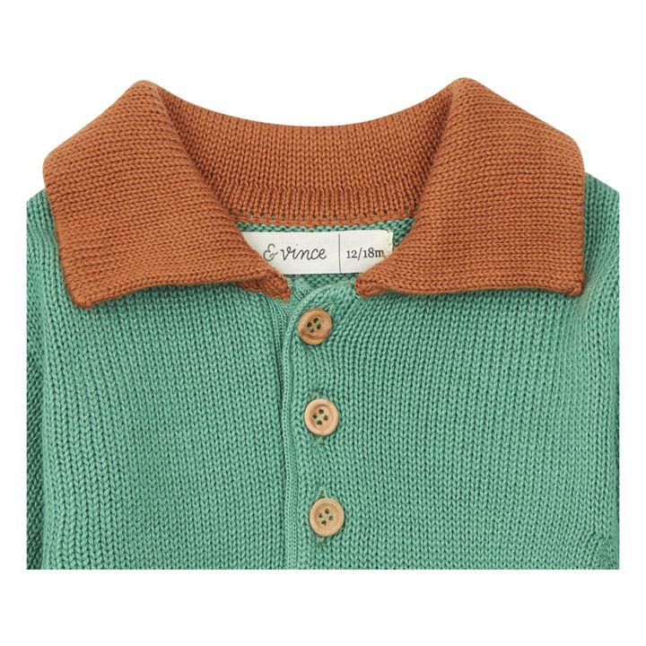 Knit Polo Shirt Seidenfarben- Produktbild Nr. 1